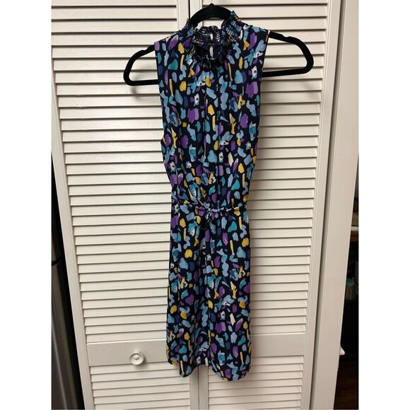 Gibson Nordstroms Multicolor Abstract Sleeveless Dress, Sz Small - Picture 3 of 10
